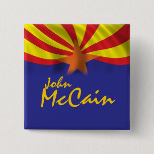 John McCain Button