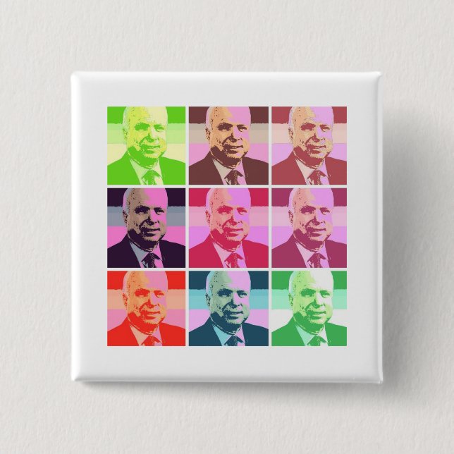 John McCain Button (Vorderseite)