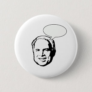 JOHN MCCAIN GLAUBTE BUBBLE BUTTON