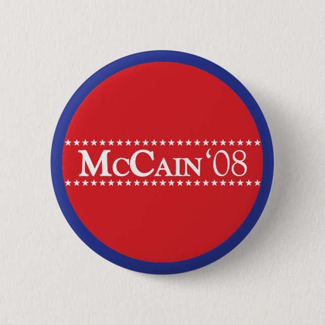 John McCain-Kampagnen-Knopf Button (Vorderseite)