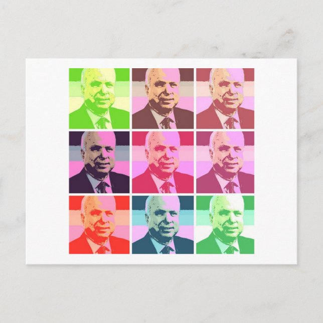John McCain Postkarte (Vorderseite)