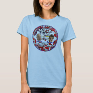 John McCain und Sarah Palin T-Shirt