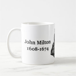John Milton zitiert Bücher Kaffeetasse