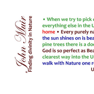 John Muir, die Göttlichkeit in der Tasse der Natur