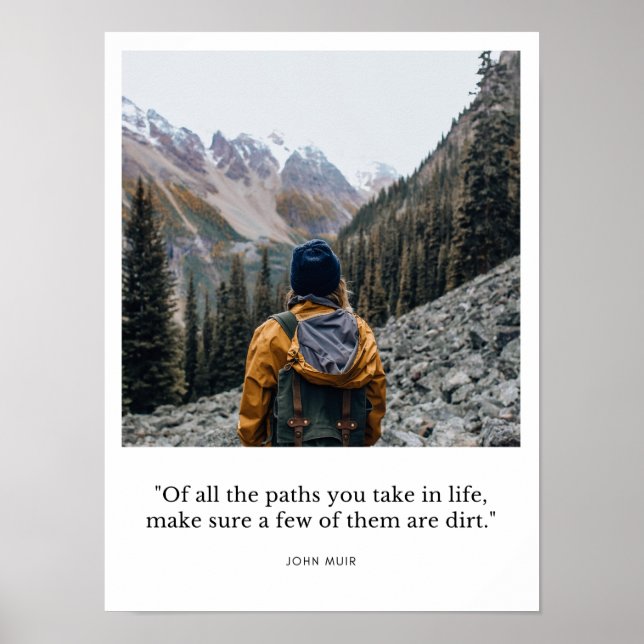John Muir Inspirational Poster (Vorne)