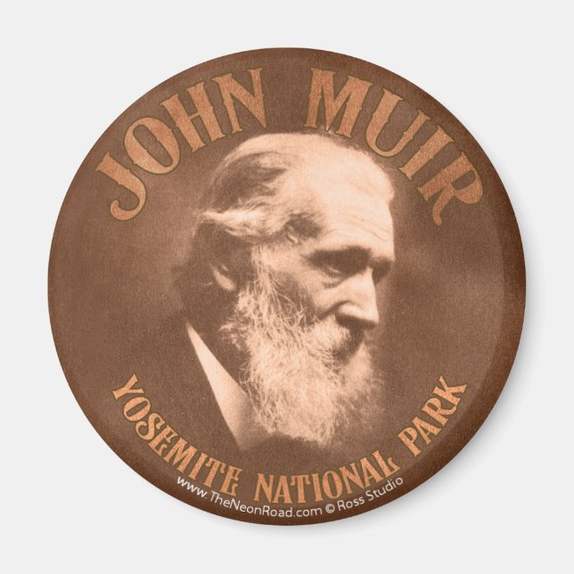 John Muir Magnet 1 Round (Vorne)