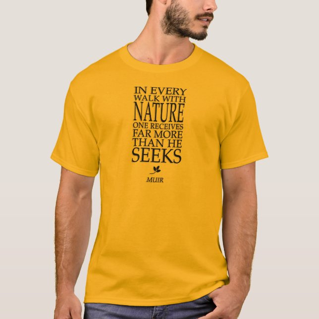 John Muir T-Shirt (Vorderseite)