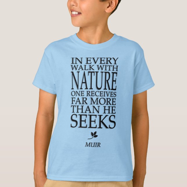 John Muir T-Shirt (Vorderseite)