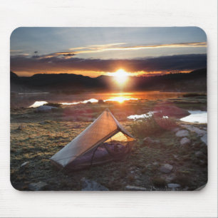 John Muir Trail Camp Sunrise - Sierra Nevada Mount Mousepad