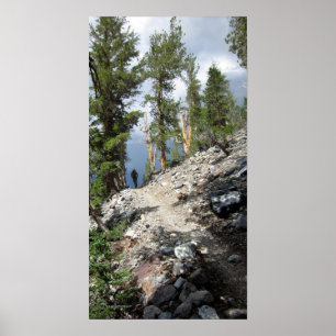 John Muir Trail Hiker - Sierra Nevada Poster