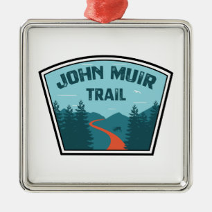 John Muir Trail Ornament Aus Metall
