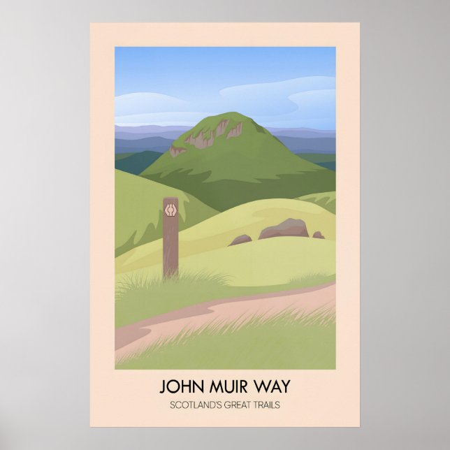 John Muir Way Scotlands Great Trails Poster (Vorne)