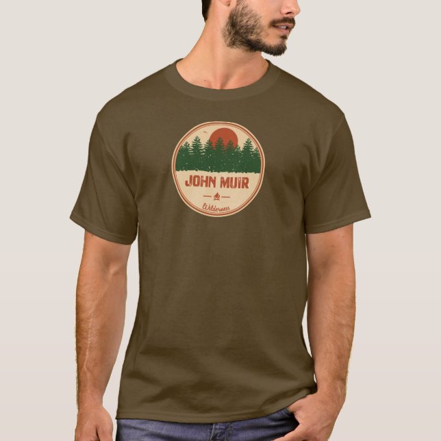 John Muir Wilderness California T-Shirt (Vorderseite)
