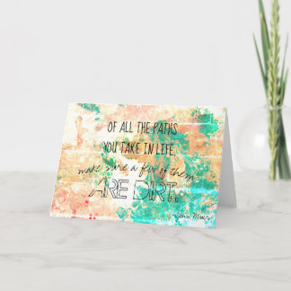 John Muir-Zitatkarte Karte