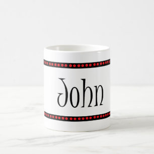 John-Name Kaffeetasse