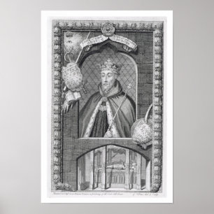 John of Gaunt, Herzog von Lancaster (1340-99) nach Poster