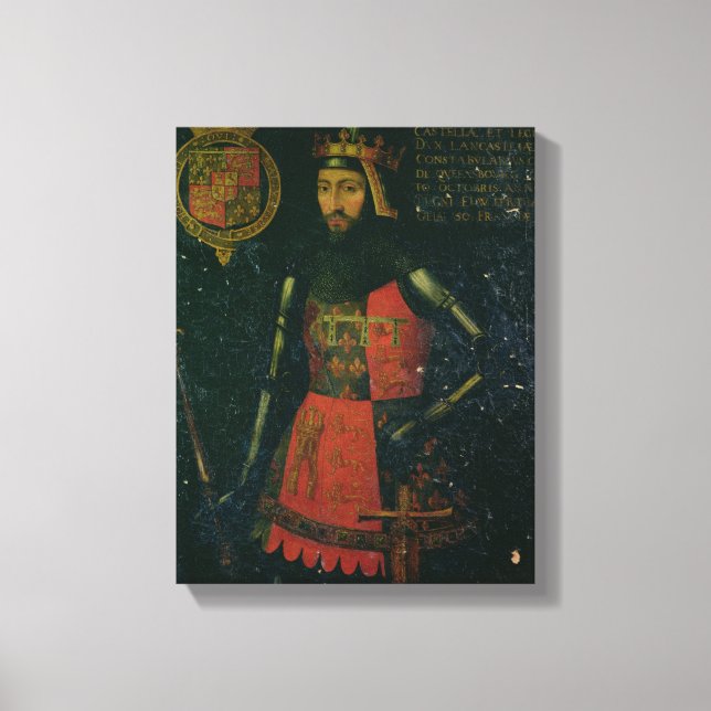 John of Gaunt, Herzog von Lancaster Leinwanddruck (Vorderseite)