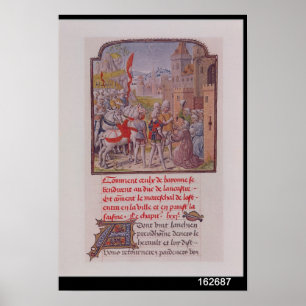 John of Gaunt wird von den Bürgern empfangen Poster