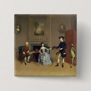 John Orde, mit seiner Ehefrau Anne und sein Button