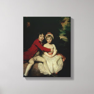 John Parker und seine Schwester Theresa, 1779 Leinwanddruck