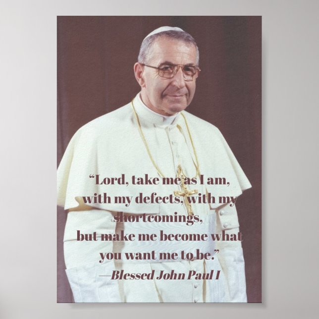 John Paul I Print Poster (Vorne)