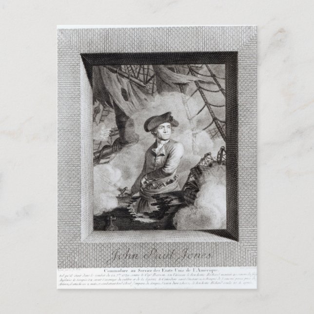 John Paul Jones Postkarte (Vorderseite)