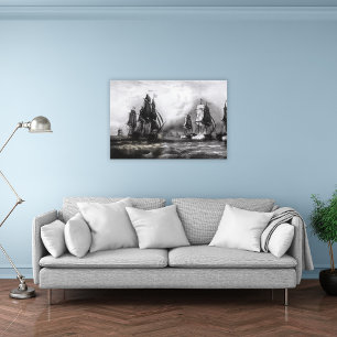 John Paul Jones's 'Ranger' Ship, 1793 Leinwanddruck