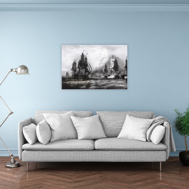 John Paul Jones's 'Ranger' Ship, 1793 Leinwanddruck (Von Creator hochgeladen)