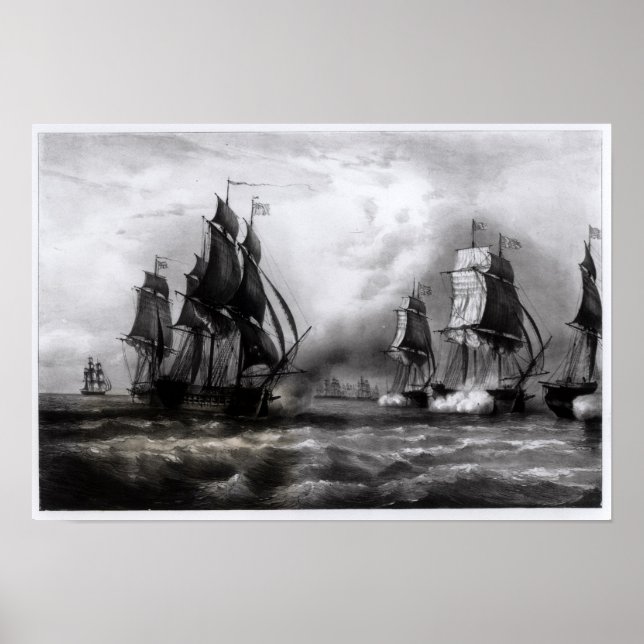 John Paul Jones's 'Ranger' Ship, 1793 Poster (Vorne)