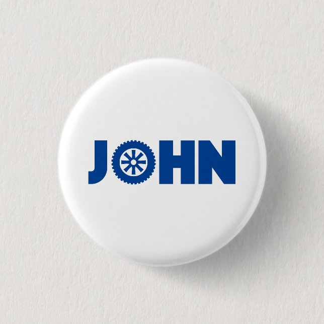 John Petrol Head Button (Vorderseite)