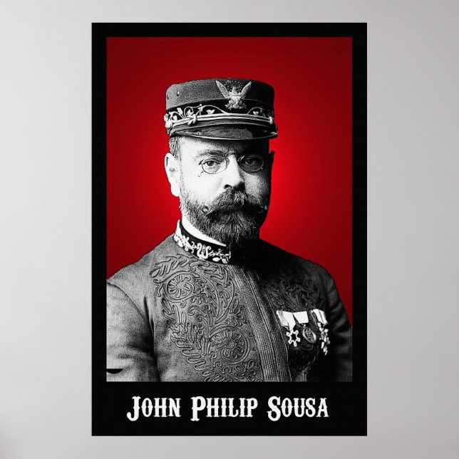 John Philip Sousa 36 x 24 Poster (Vorne)