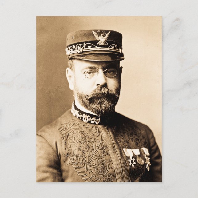 John Philip Sousa Portrait Postkarte (Vorderseite)
