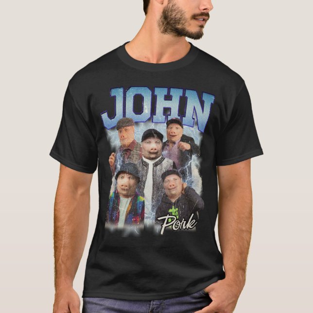 JOHN PORK RETRO T-Shirt (Vorderseite)