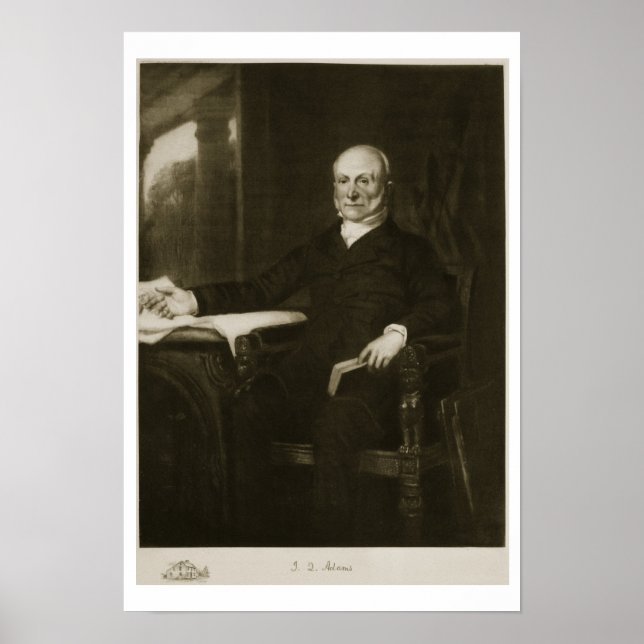 John Quincy Adams, 6. Präsident der Vereinigten St Poster (Vorne)