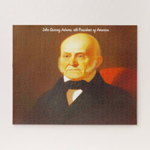 John Quincy Adams 6. Präsident von Amerika. Puzzle