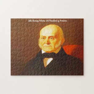 John Quincy Adams 6. Präsident von Amerika. Puzzle