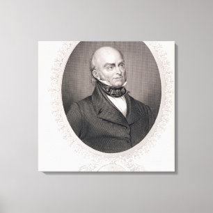 John Quincy Adams Leinwanddruck