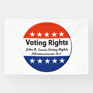 John R. Lewis Voting Rights AdvancAct Banner