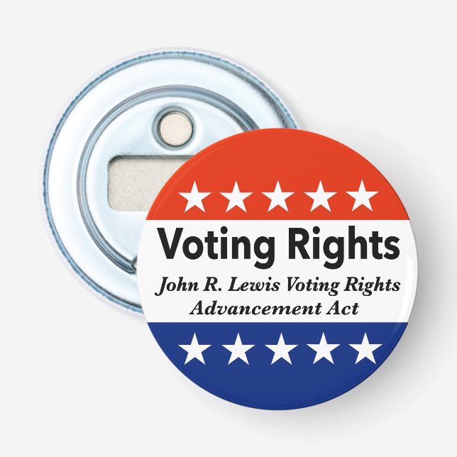 John R. Lewis Voting Rights AdvancAct Flaschenöffner (Vorderseite)