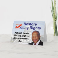 John R. Lewis Voting Rights AdvancAct