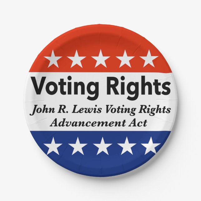 John R. Lewis Voting Rights AdvancAct Pappteller (Vorderseite)
