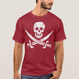 John Rackham (Calico Jack) Pirate Flag Piratenflag T-Shirt
