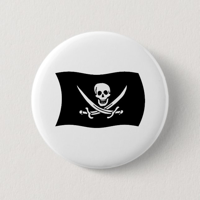 John Rackham Flag Knopf Button (Vorderseite)