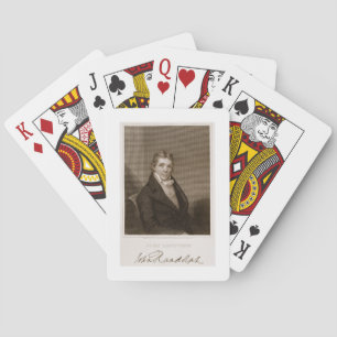 John Randolph (1773-1833) engraved by Thomas B. We Spielkarten