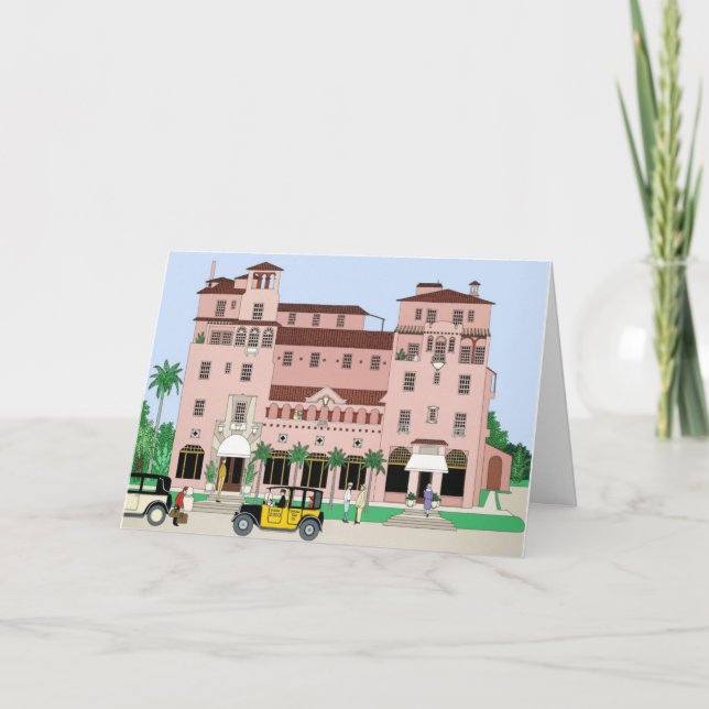 John Ringling Hotel Note Card Feiertagskarte (Vorderseite)