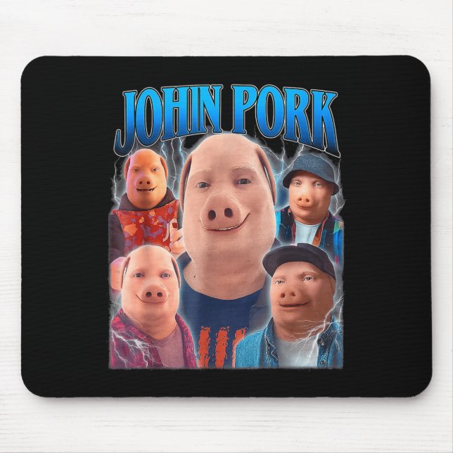John Rk Meme Humor Men Women  Mousepad (Vorne)