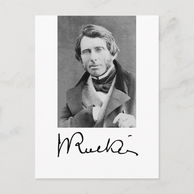 John Ruskin Postkarte (Vorderseite)
