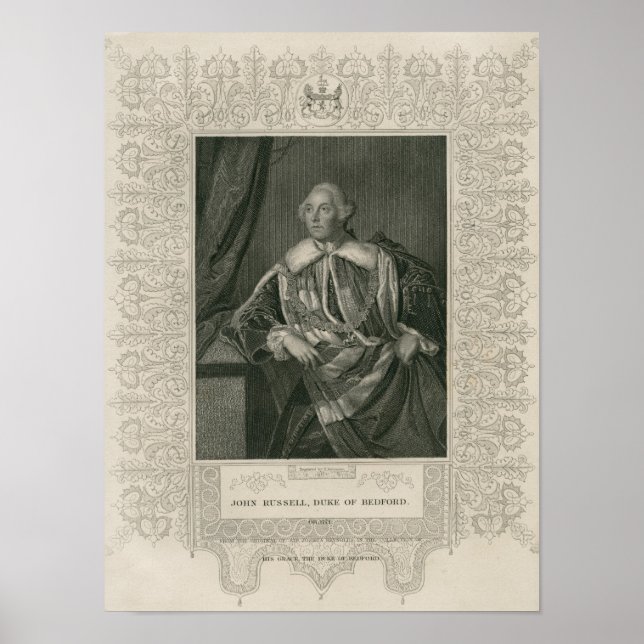 John Russell, Herzog von Bedford Poster (Vorne)