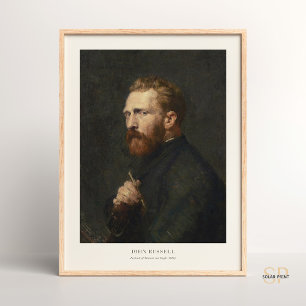 John Russell Painting von Vincent Van Gogh Vintag Poster