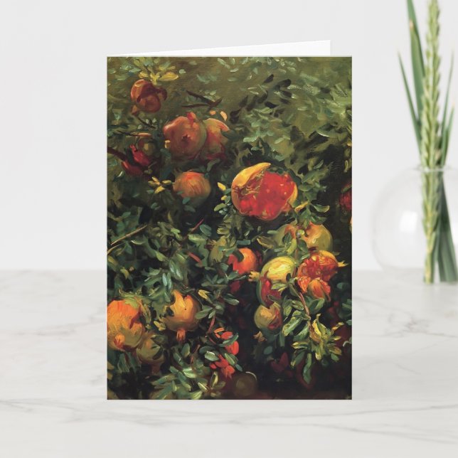 John-Sänger Sargent- Granatäpfel, Majorca Karte (Vorderseite)